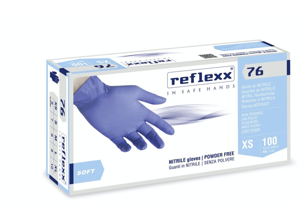 Guanti R76 in Nitrile Senza Polvere - CAT III