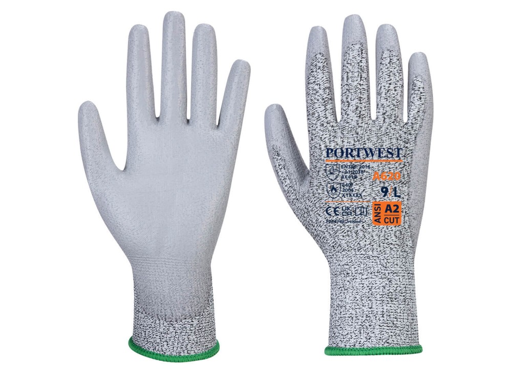 Guanto A620 Antitaglio LR con Palmo in PU Grigio