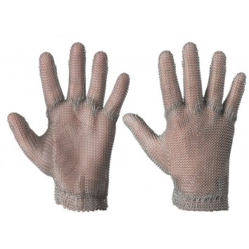 Guanto antiscannamento in maglia d'acciaio