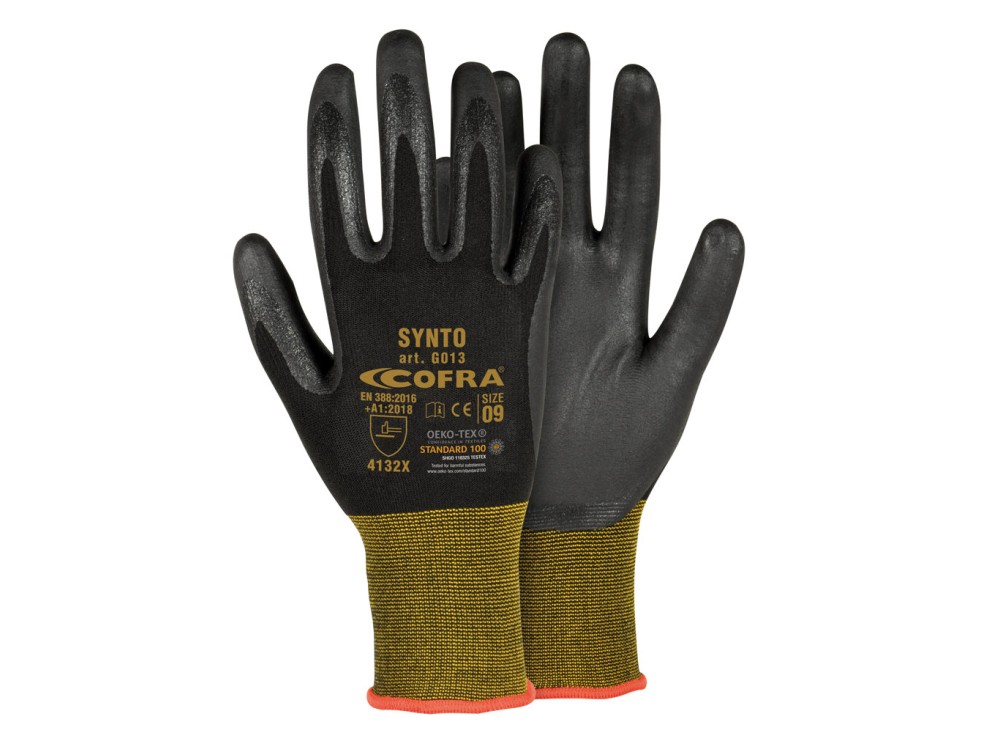 Guanto da Lavoro Nylon con Schiuma Nitrile/Poliuretano Synto