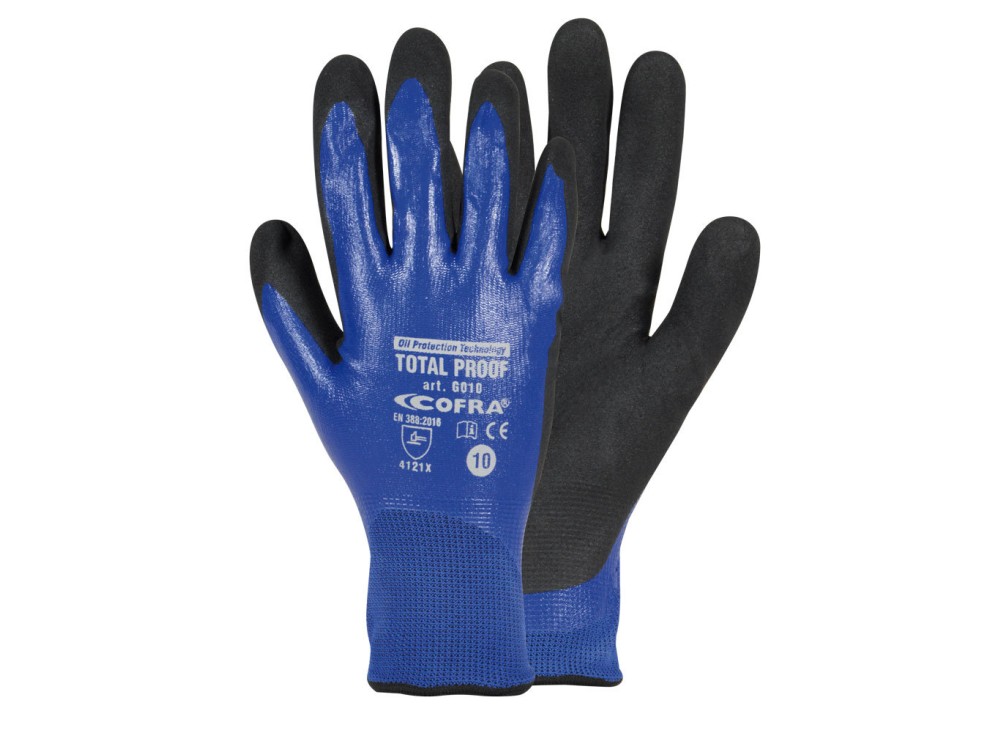 Guanto da Lavoro Nylon/Nitrile Total Proof 0A72361