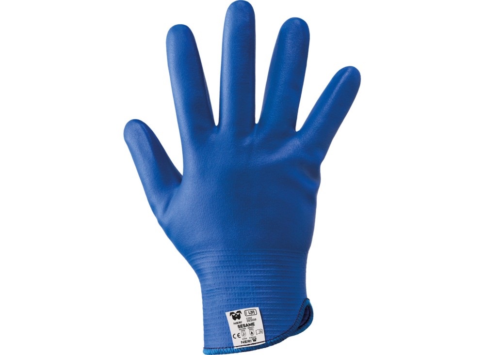 Guanto in Nitrile Sesame per Uso Alimentare