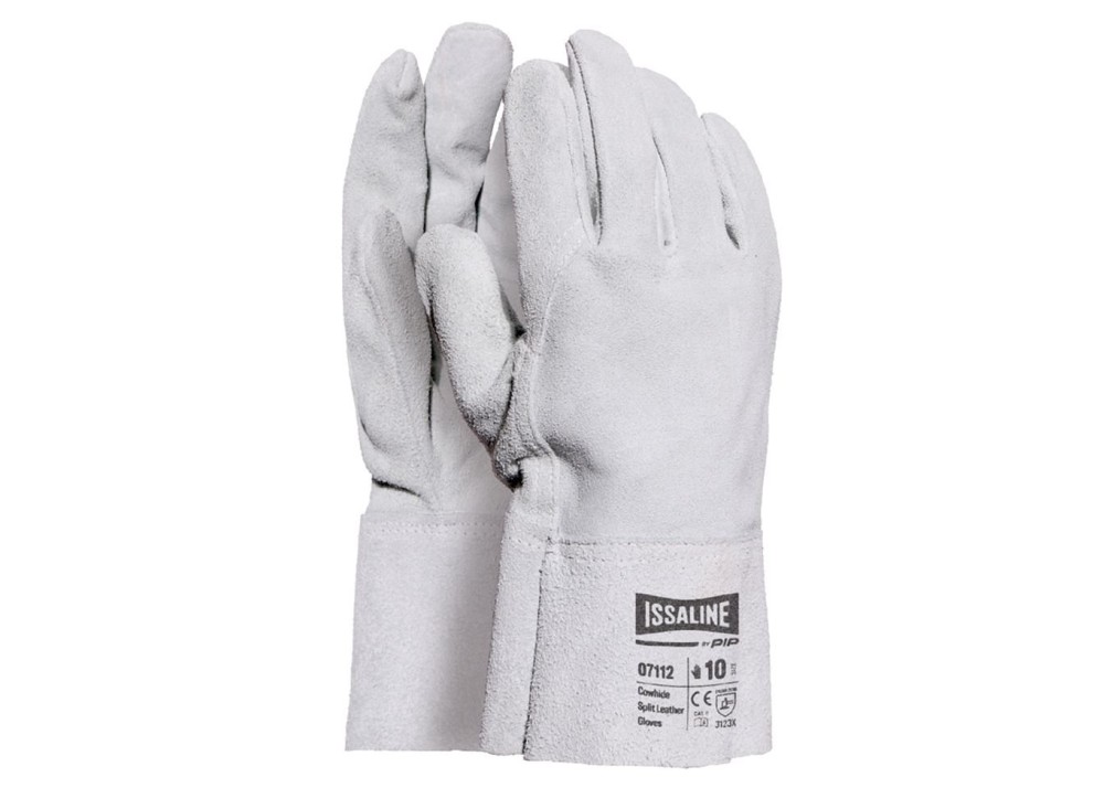 Guanto in Pelle Tutto Crosta 07112 Manichetta 7 cm