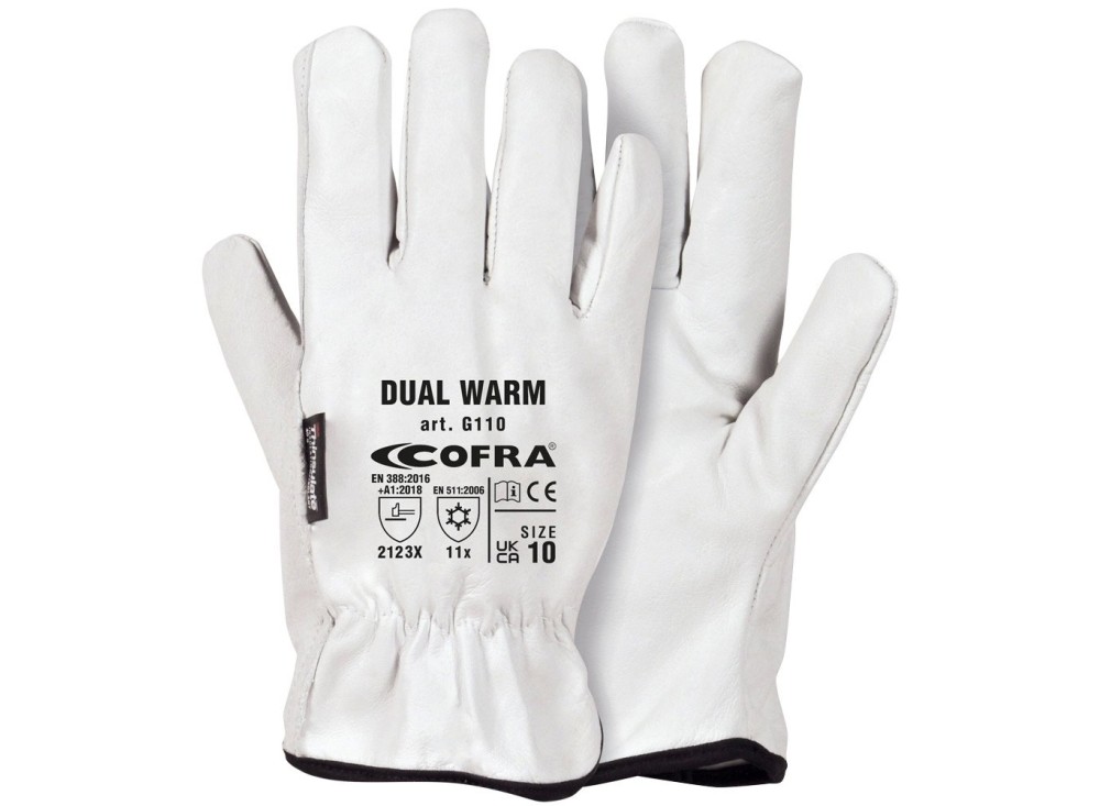 Guanto Invernale in Pelle Bovina Dual Warm