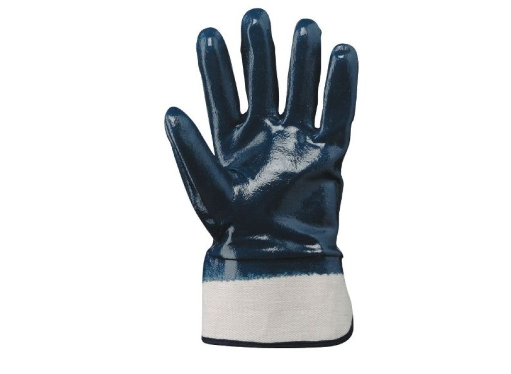 Guanto jersey cotone impregnato nbr brok 800 neri, 1 paio