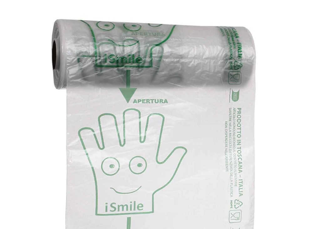 Guanto Monouso a Sacchetto, Rotolo da 500 Pezzi 0633840