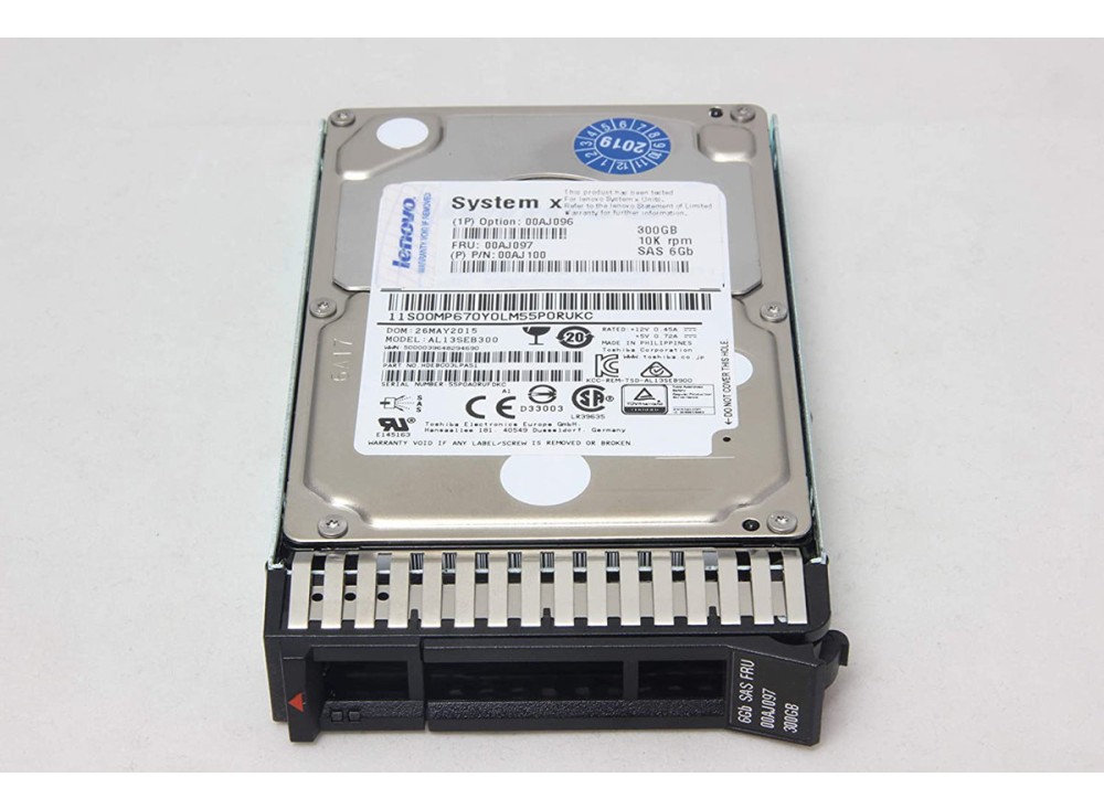 HDD INTERNO LENOVO 300GB 10K 2.5 SAS ENTERPRISE
