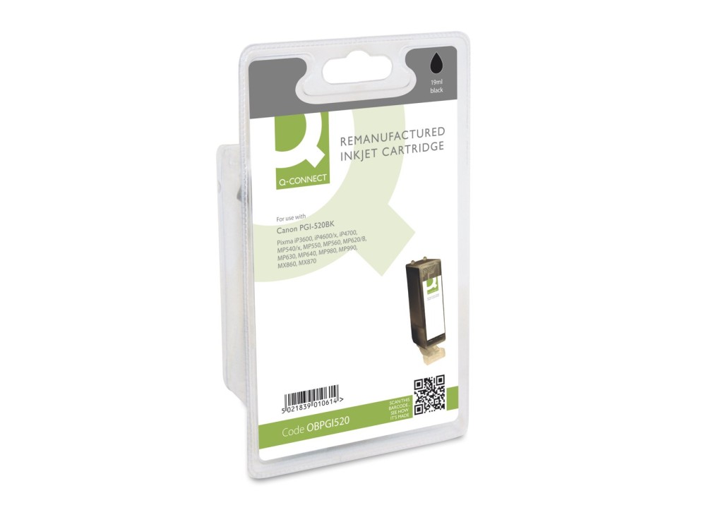 IJ Q-CONNECT X CANON PGI 520BK NERO 19ML