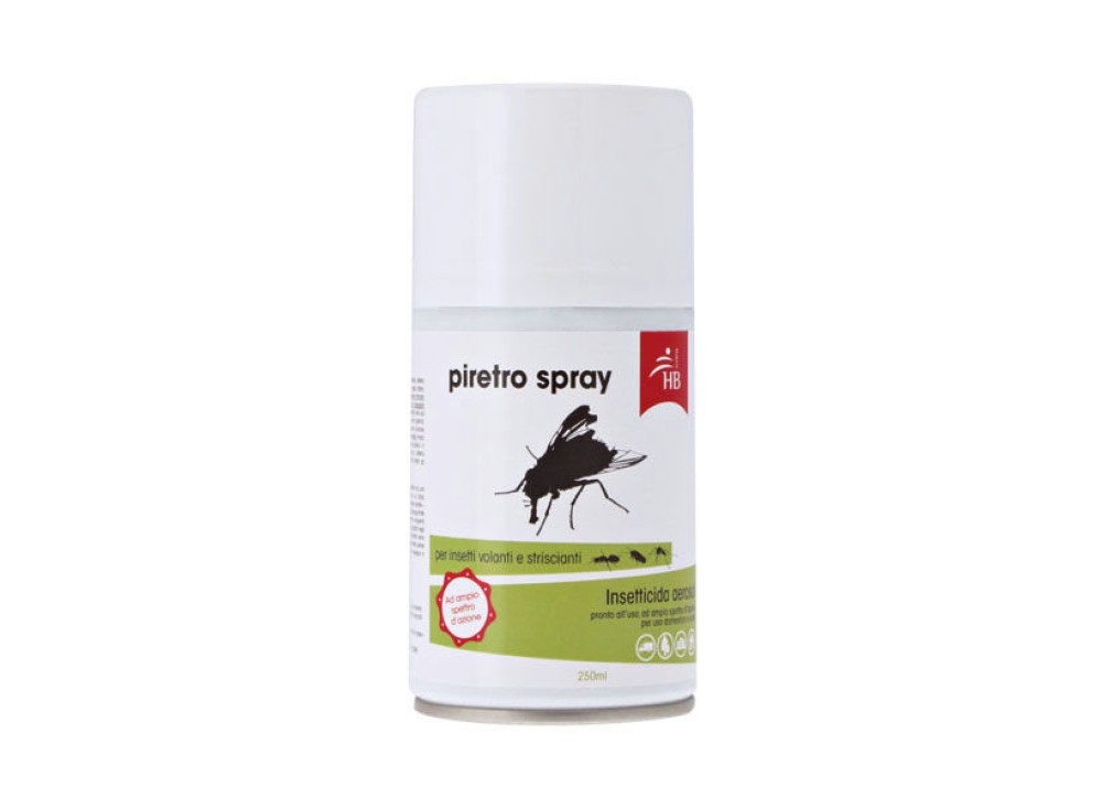 Insetticida Spray a Base di Piretro, 250 Ml