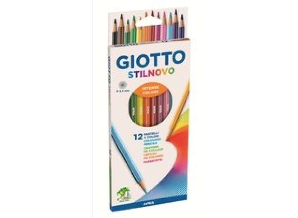 KIT 10 SC. 12 MATITE GIOTTO STILNOVO COL.ASS.