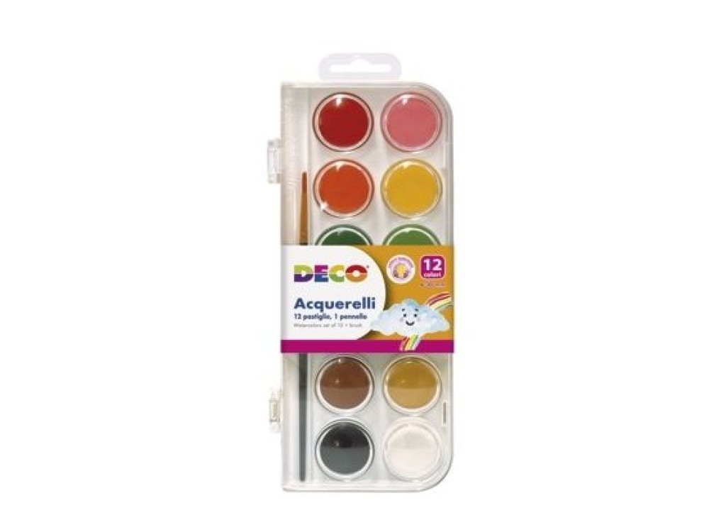 KIT 12 CONF. ACQUERELLI DA 12 PASTICCHE MM.30