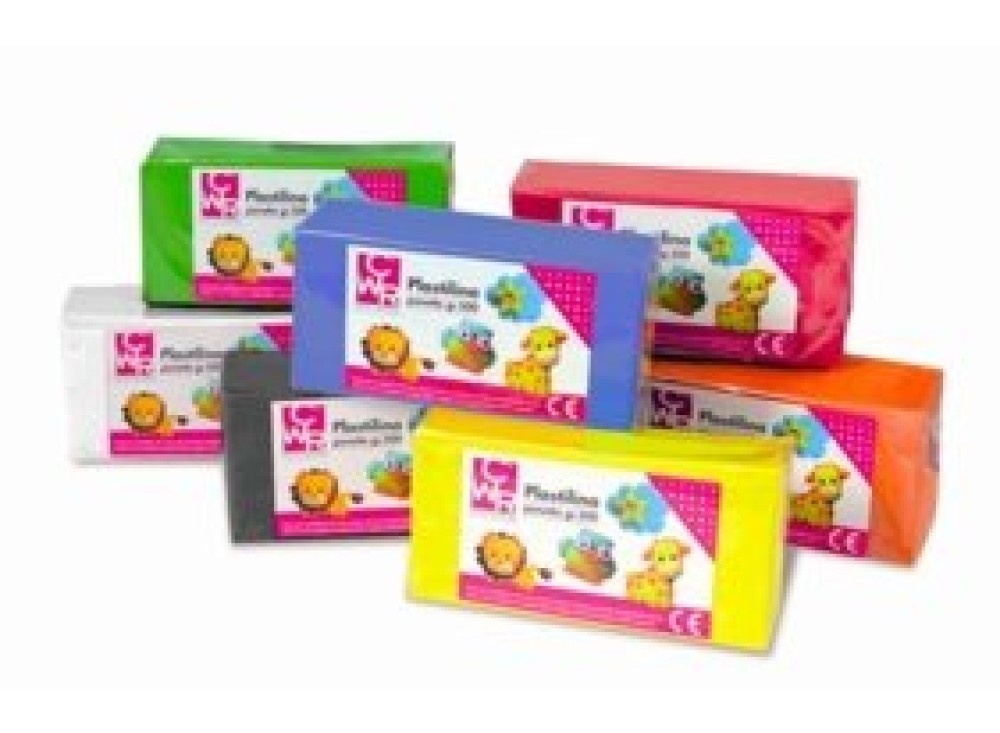 KIT 12 PANETTI PLASTILINA GR.500 8 COL.ASS.