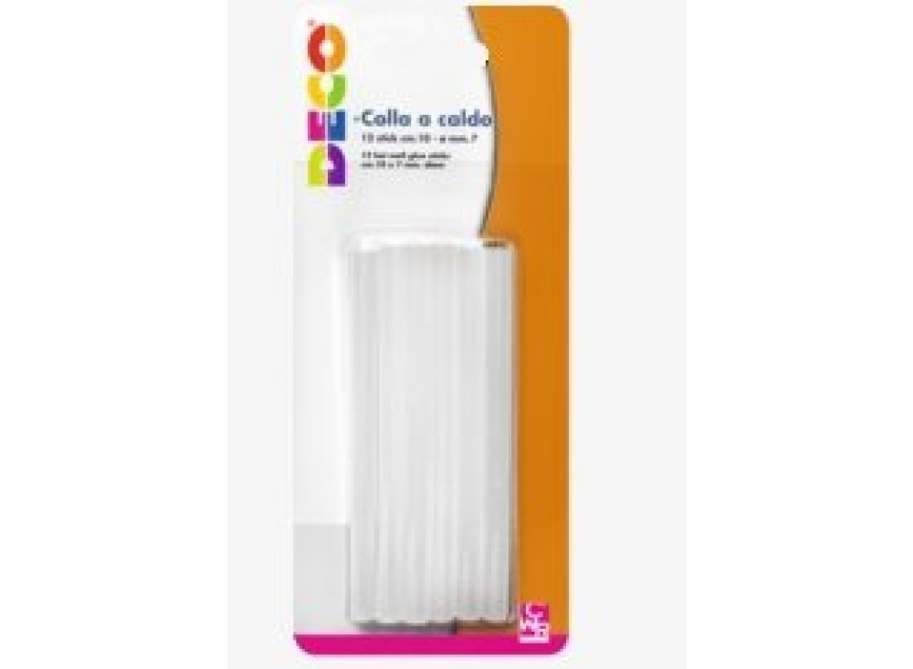 KIT 18 BUSTA 12 COLLE STICK A CALDO D.7X10CM