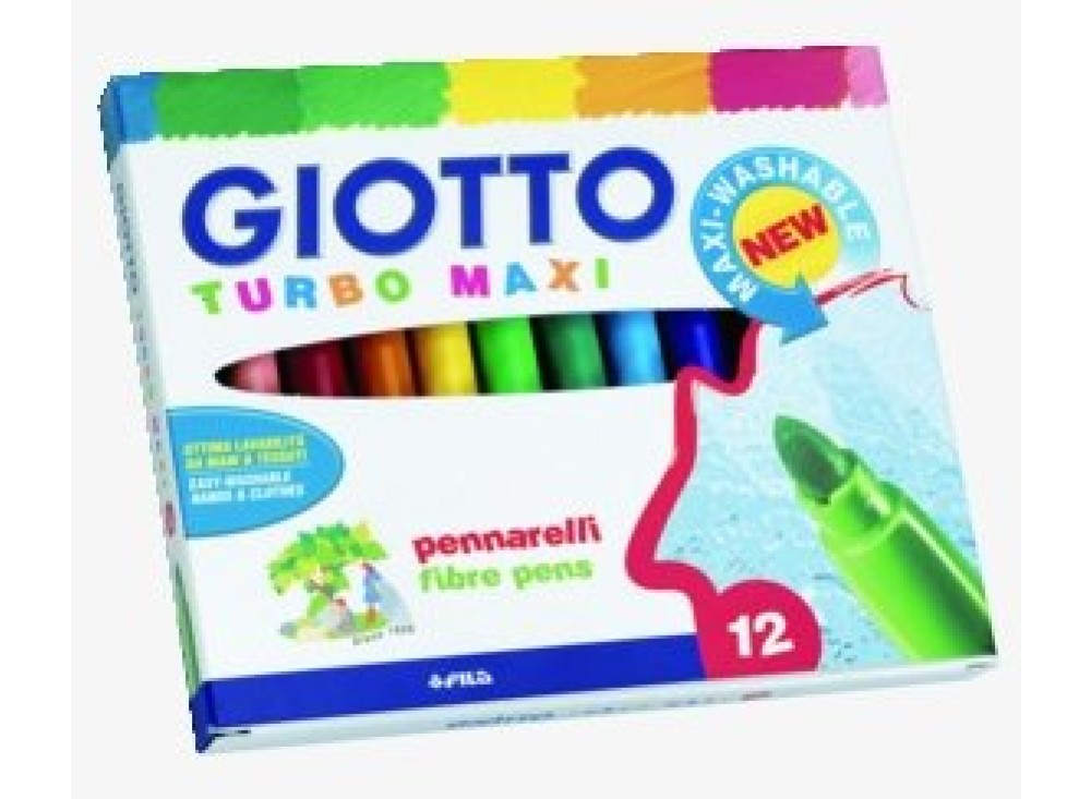 KIT 5 SC. 12 PENNARELLI GIOTTO TURBO MAXI COLL.ASS