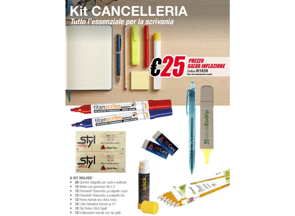 Kit Cancelleria