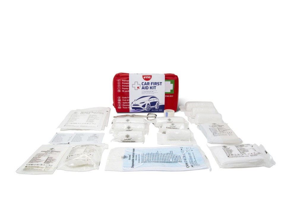 Kit Pronto Soccorso per Auto Soft Bag DIN 13164 -2022