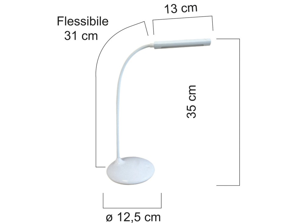 LAMPADA UNILUX NELLY LED 7,8W BIANCO