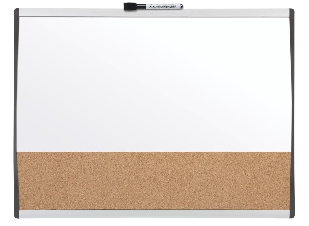 Lavagna Laccata Combo, Magnetica e in Sughero, 58,5x43 Cm