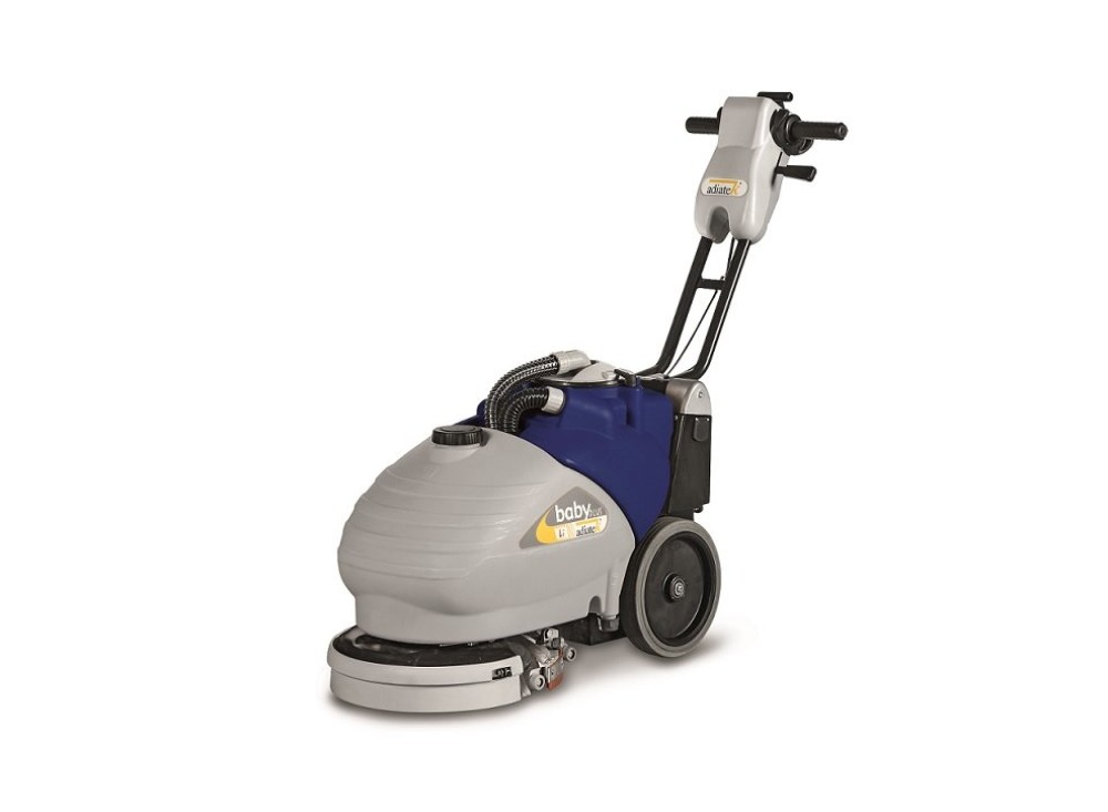 Lavapavimenti Baby Plus Li, Spazzola Disco 1x345 mm, Cavo Lungo 10 m