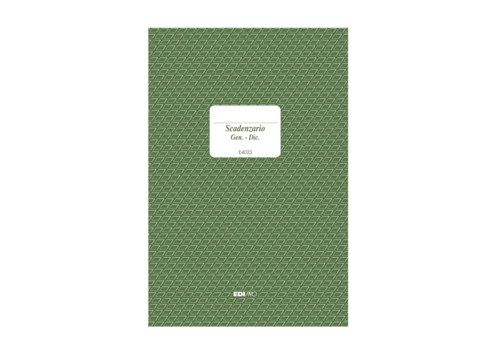 Libro Scadenzario con Spirale, 17 x 24 Cm, 36 Fogli EX10002450