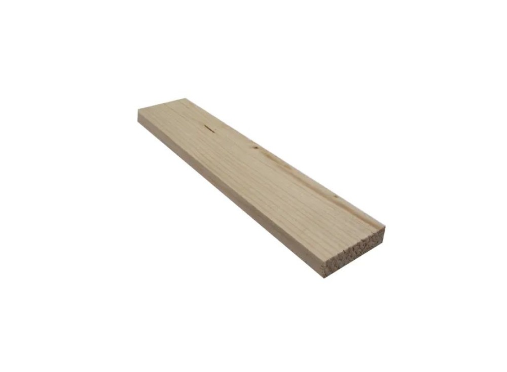 Listelli in legno di abete grezzo 50x10 mm PEFC, 610 pezzi