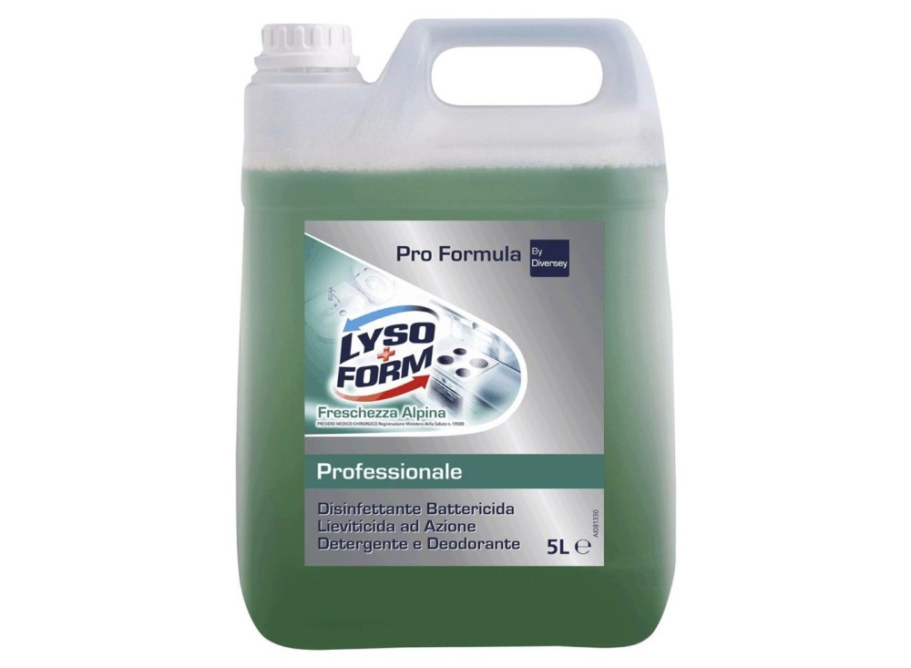 Lysoform Detergente Professionale, Disinfettante 5L