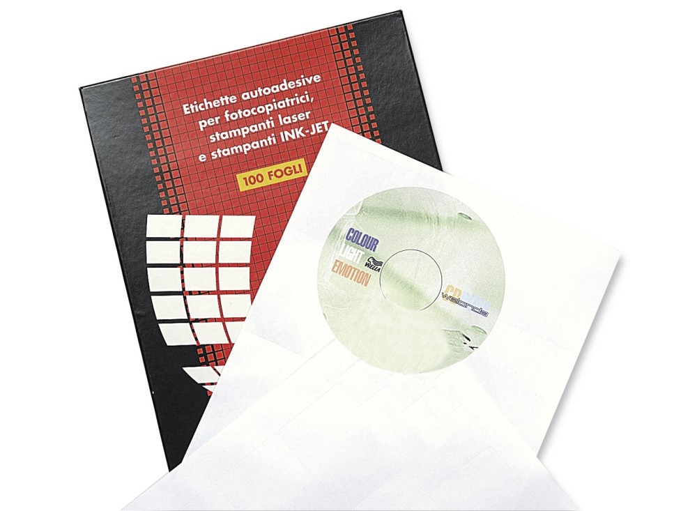 Markin Etichette Bianche Per CD