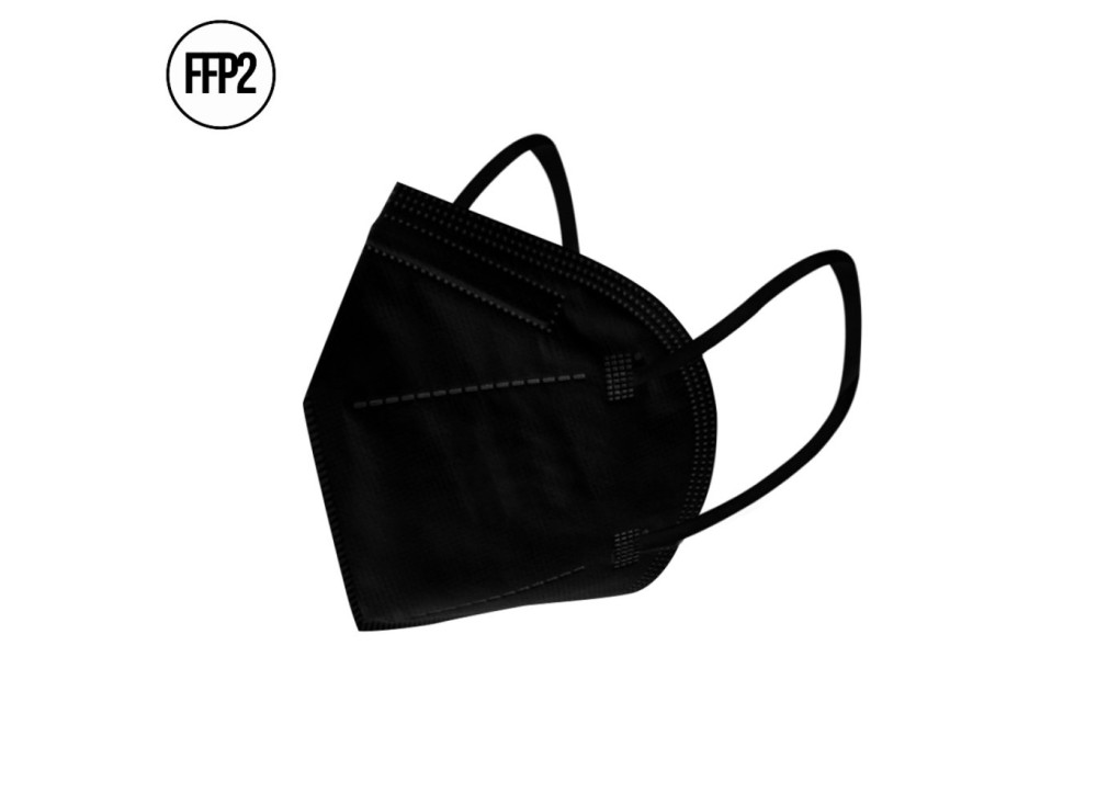 Mascherina FFP2 Senza Valvola Nera