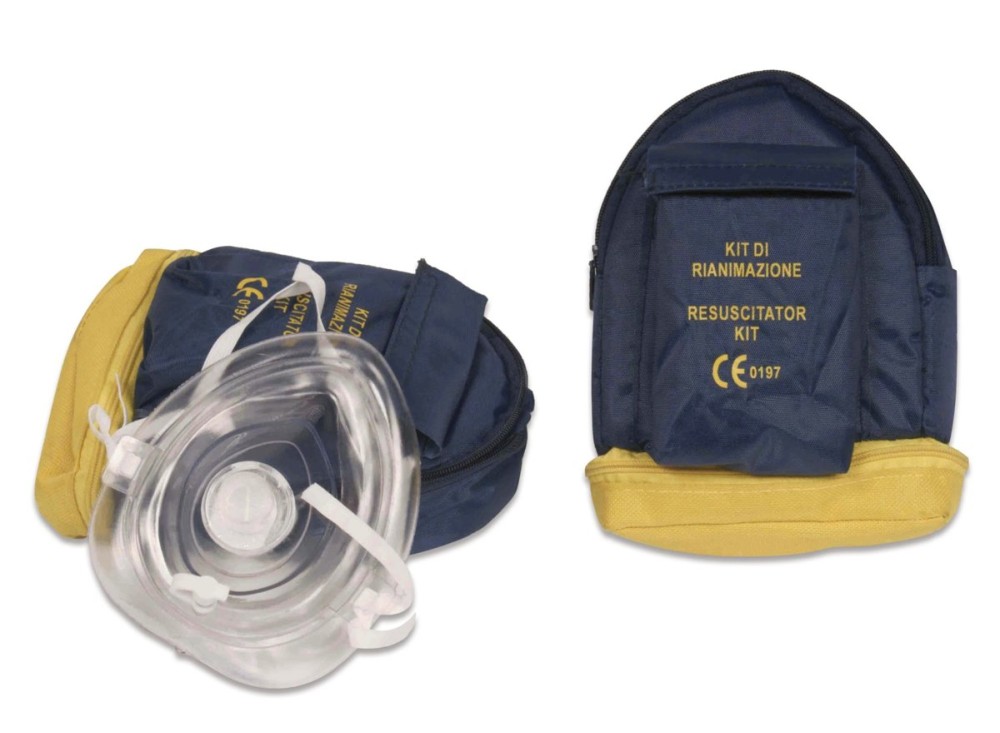 Mascherina Tascabile Pocket Mask Per Rianimazione Bocca a Bocca Senza Contatto