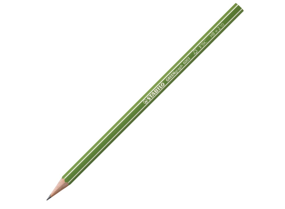 Matita GreenGraph 6003, Esagonale, Gradazione HB, 12 Pezzi