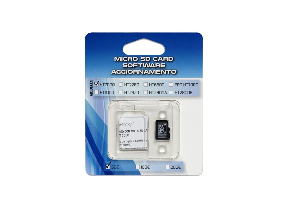 Micro Sd Card per Aggiornamento Software