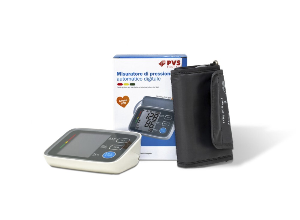 Misuratore di Pressione, Sfigmomanometro Digitale da Braccio