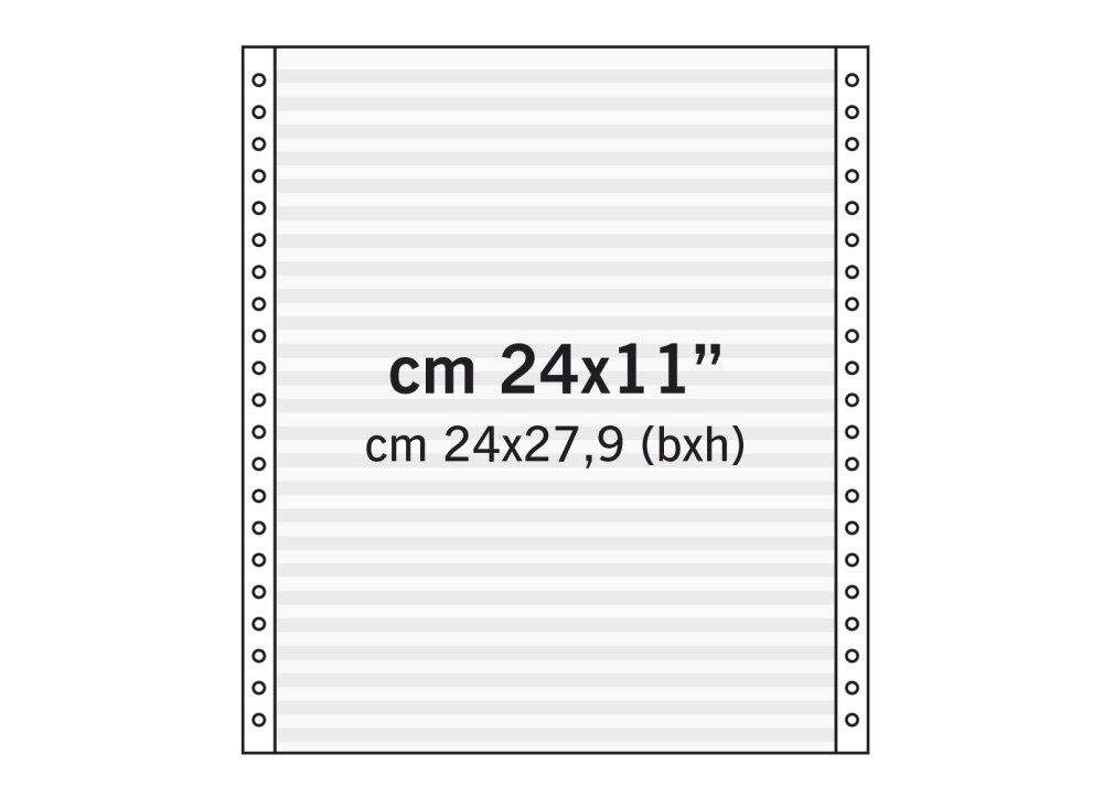 Moduli in Continuo, in Carta Meccanografica, 24x27,9 Cm