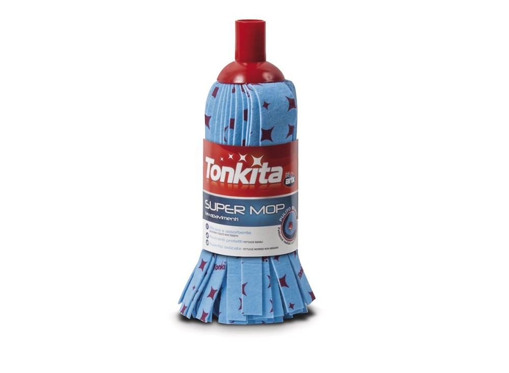 Mop in Microfibra in TNT, Attaccato a Filetto Universale