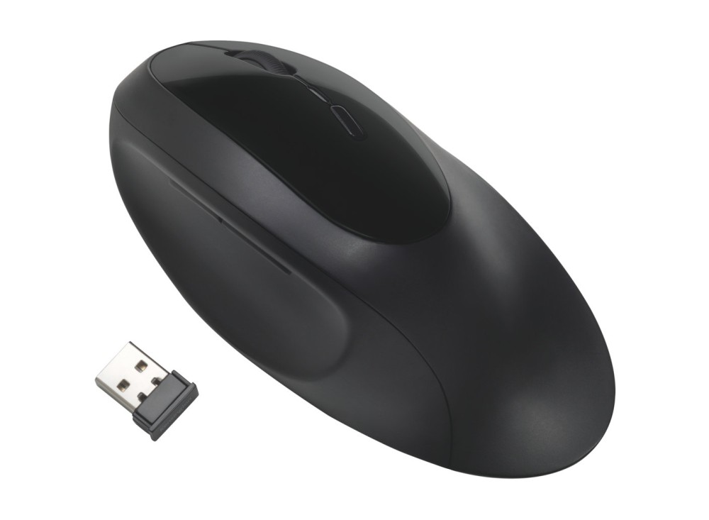 Mouse Ergonomico Wireless Pro Fit Ergo ®, Connessione USB o Bluetooth, 5 Pulsanti
