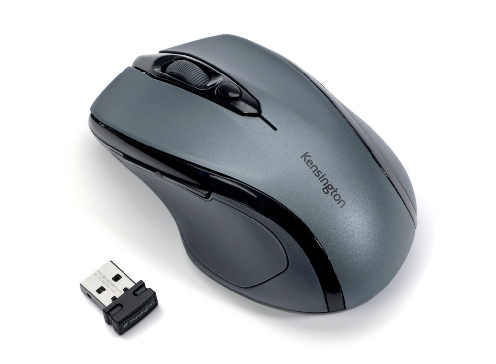 Mouse Wireless Pro Fit, Ergonomico, 2,4 Ghz, 1750 Dpi
