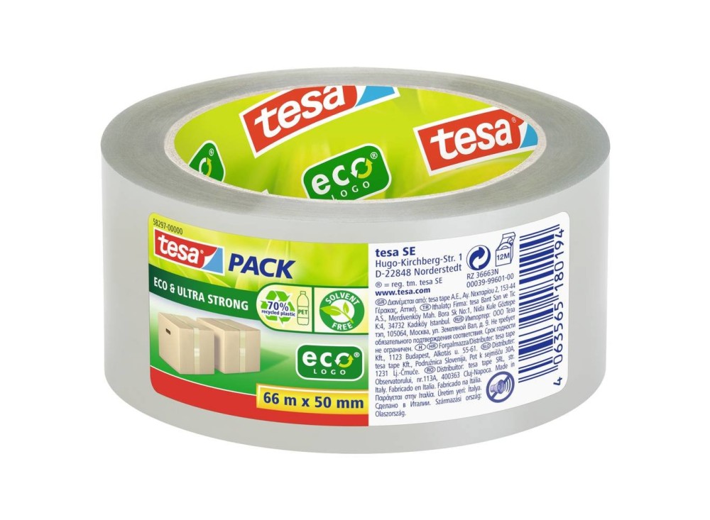 NASTRO ADES.TESA IN PET ECO TRASP. MM.50X66