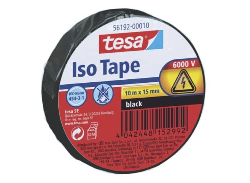 NASTRO ISOLANTE 15MMX10M NERO