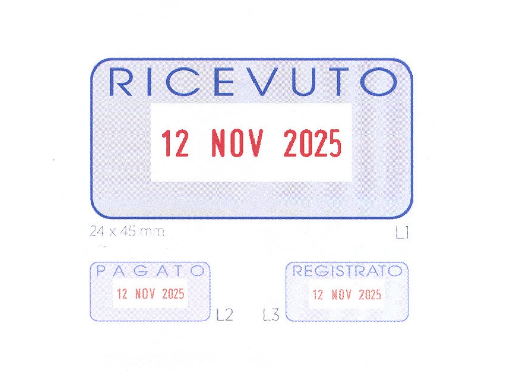 Numeratore e Datario Green Line, Disponibile in Diversi Modelli