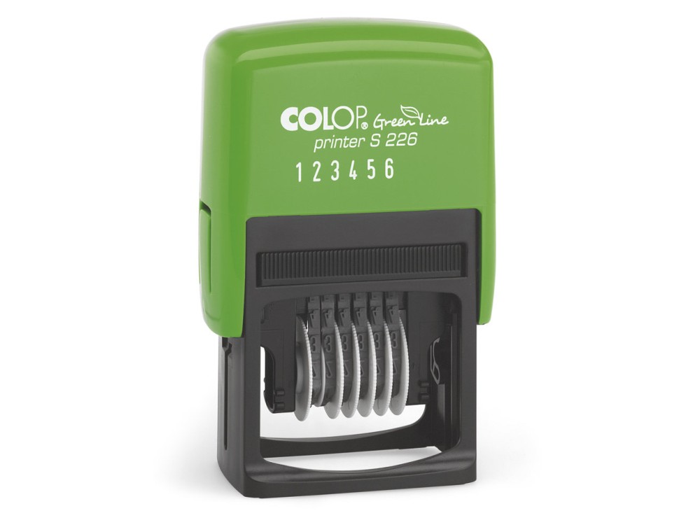 Numeratore e Datario Green Line, Disponibile in Diversi Modelli