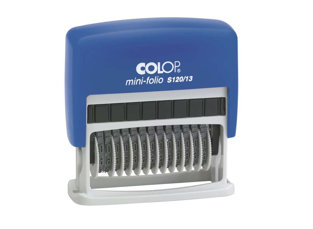 Numeratore in Gomma, Modello S120/13