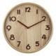 Orologio Wood da Parete in Legno, Quadrante Protetto da materiale Antiurto