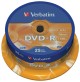 Pacchetto DVD-R e DVD+R, 4,7 Gb, 25 Pezzi a Spindle 0735140