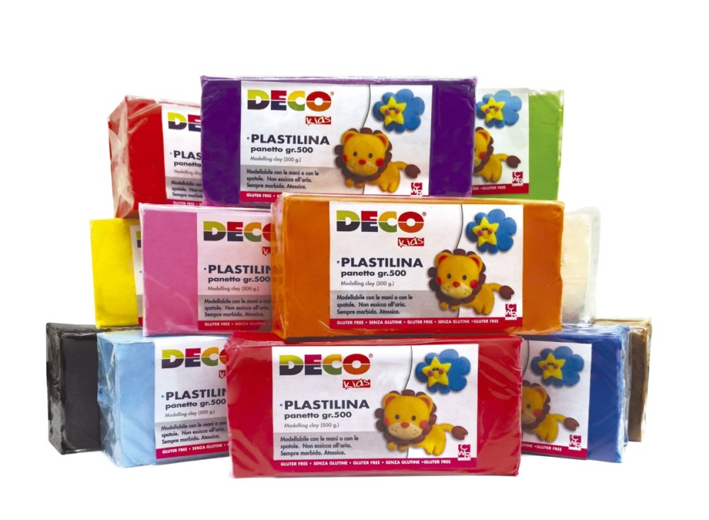 Panetto di Plastilina, Disponibile in Diversi Colori