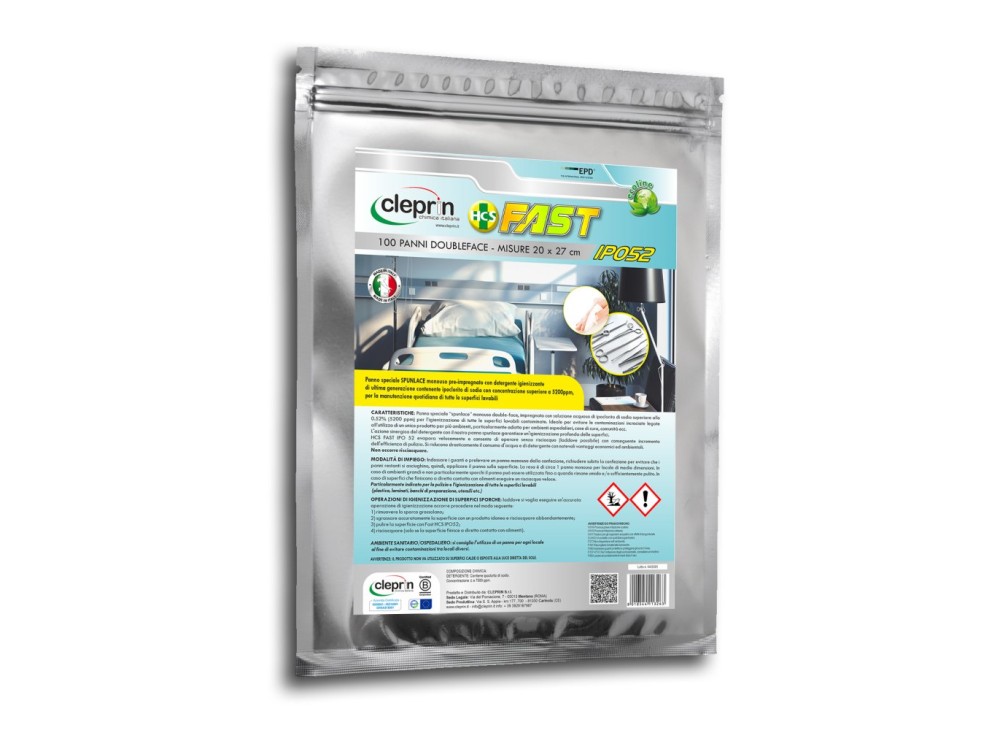 Panno Superfici Impregnato HCS FAST IPO , Confezione da 100 Pezzi