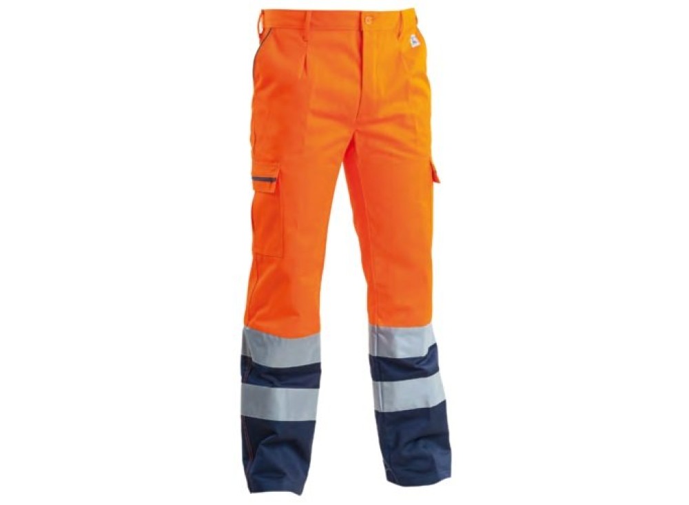 Pantalone Alta Visibilità Fustagno Bicolore