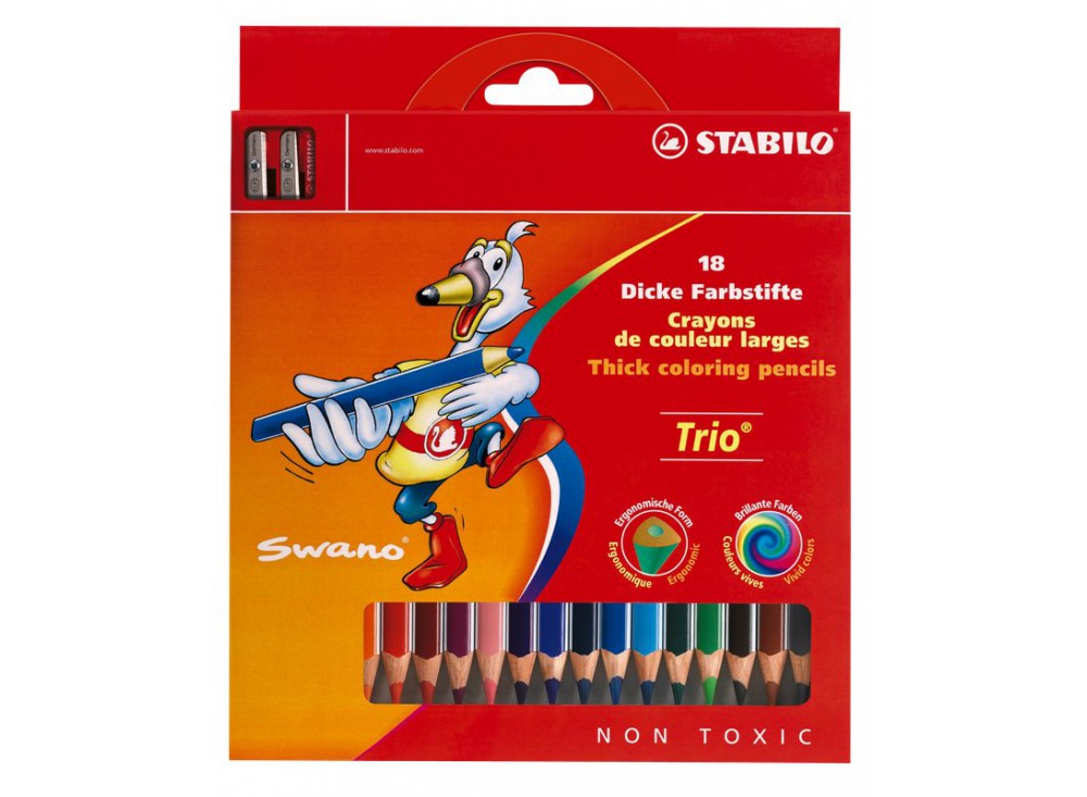 Pastelli in legno Stabilo Trio Maxi