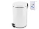 Pattumiera Bianca con Pedale, Capacità Litri 12