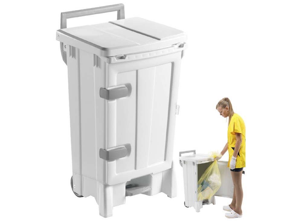 Pattumiera OpenUp 90 Litri, con Fermasacco in Plastica 0686030