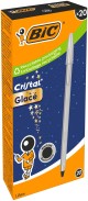 Penna a sfera Cristal Glace, Punta Media, Vari colori